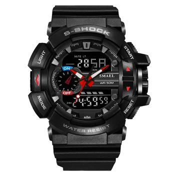 Brand Men's Quartz Watch Men LED Digital Sport Watches Relogio Masculino Reloj Fashion Casual Silicone sports mens Wristwatches
Brand Men's Quartz Watch Men LED Digital Sport Watches Relogio Masculino Reloj Fashion Casual Silicone sports mens Wristwatches