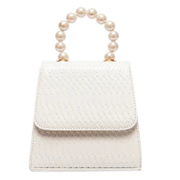 NEW-Pearl Tote Bag Fashion New Pu Leather Handbag Crocodile Pattern Chain Shoulder Messenger Bags
NEW-Pearl Tote Bag Fashion New Pu Leather Handbag Crocodile Pattern Chain Shoulder Messenger Bags
