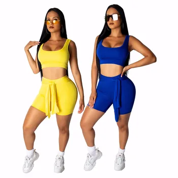 Spring Summer Women Two Piece Set Top and Pants Plus Size Outfits Tracksuit Sweatsuit Outfit Solid Tank Ops and Shorts Active
Spring Summer Women Two Piece Set Top and Pants Plus Size Outfits Tracksuit Sweatsuit Outfit Solid Tank Ops and Shorts Active