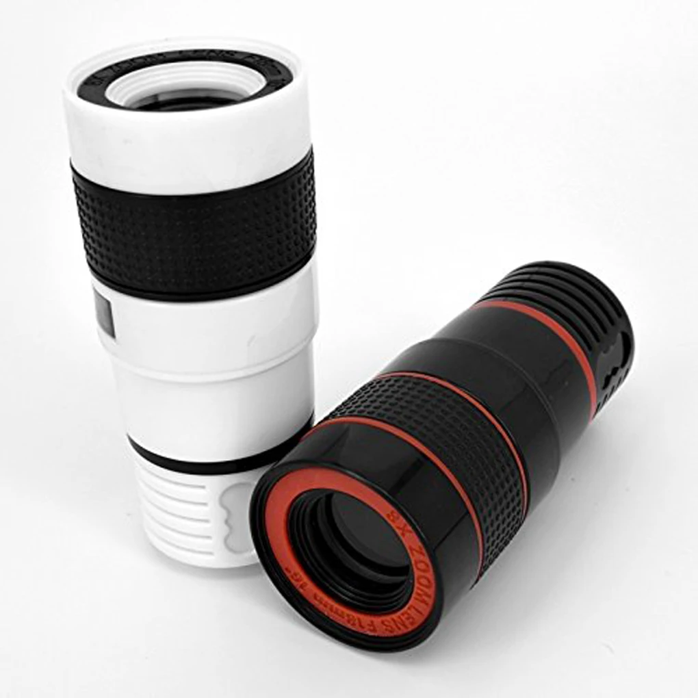 

HD 12x Optical Zoom Camera Telescope Focusing Lens Photo Phone Photography Kits With Clip for iPhone 4 5 6 7 8 X Plus