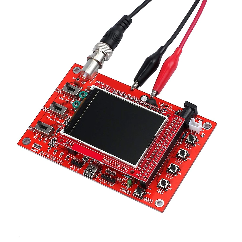 DSO138 DS0138 2.4" TFT Pocket-size Digital Oscilloscope Handheld Acrylic DIY for DSO138 Full assembled
DSO138 DS0138 2.4" TFT Pocket-size Digital Oscilloscope Handheld Acrylic DIY for DSO138 Full assembled