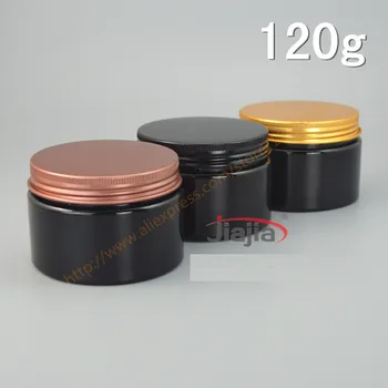 120ml black Cream Jar Cometic Packaging 120g PET Jar Plastic Container with bronze/black/gold Aluminum Cover
120ml black Cream Jar Cometic Packaging 120g PET Jar Plastic Container with bronze/black/gold Aluminum Cover