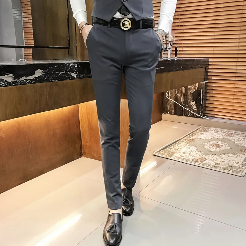 Cotton Men Suit Pants Business Banquet Groom Male Suits Trousers 5 Colors Selection Suit Pants Male
Cotton Men Suit Pants Business Banquet Groom Male Suits Trousers 5 Colors Selection Suit Pants Male