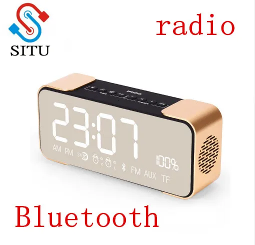 Mini Bluetooth Audio Function Speakers 4.2 Protocol MP3 Cards Mirror Display Alarm Clock FM Radio Wireless Free Alarm Setting
Mini Bluetooth Audio Function Speakers 4.2 Protocol MP3 Cards Mirror Display Alarm Clock FM Radio Wireless Free Alarm Setting