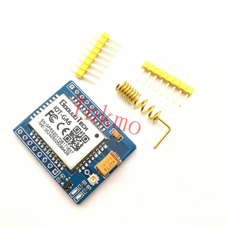 1PCS mini A6 GPRS GSM Kit GA6 Wireless Extension Module Board Antenna Tested Worldwide Store for SIM800L
1PCS mini A6 GPRS GSM Kit GA6 Wireless Extension Module Board Antenna Tested Worldwide Store for SIM800L