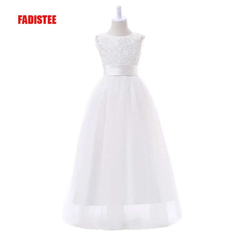 FADISTEE New Arrival White Tulle Pretty Flower Girl Dresses appliques Baby Girl Infant lace Dress free shipping
FADISTEE New Arrival White Tulle Pretty Flower Girl Dresses appliques Baby Girl Infant lace Dress free shipping