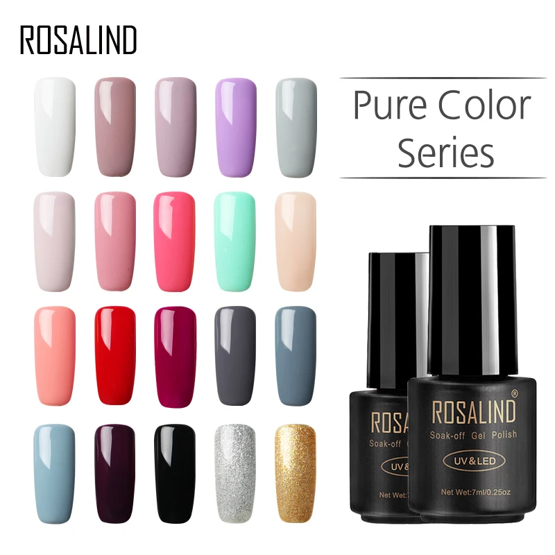 ROSALIND Gel 1 Gel Nail Polish 7ML Pure Color 01-58 Soak-off Need Top&Base Coat Semi Permanent UV LED Top Gel Varnishes Nail Art
ROSALIND Gel 1 Gel Nail Polish 7ML Pure Color 01-58 Soak-off Need Top&Base Coat Semi Permanent UV LED Top Gel Varnishes Nail Art