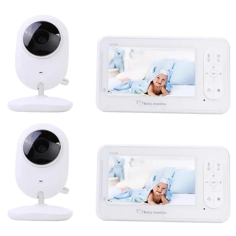 SP920 4.3 inch Wireless Baby Monitor LED Temperature Monitoring Security Camera Modulation Type GFSK Data Rate 3Mbps
SP920 4.3 inch Wireless Baby Monitor LED Temperature Monitoring Security Camera Modulation Type GFSK Data Rate 3Mbps