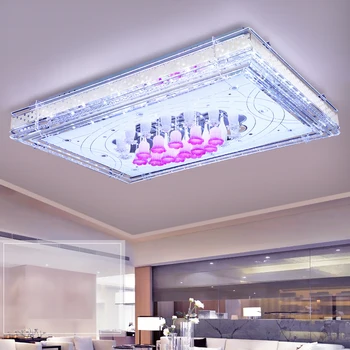 Living room lights modern simple crystal atmosphere led ceiling rectangular color change bedroom SJ4
Living room lights modern simple crystal atmosphere led ceiling rectangular color change bedroom SJ4