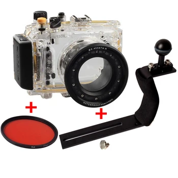 Underwater Waterproof Housing Diving Camera Case Bag for Sony RX100 II Mark II 2 DSC-RX100 Mark 2 With 67mm Red filter + Arm
Underwater Waterproof Housing Diving Camera Case Bag for Sony RX100 II Mark II 2 DSC-RX100 Mark 2 With 67mm Red filter + Arm