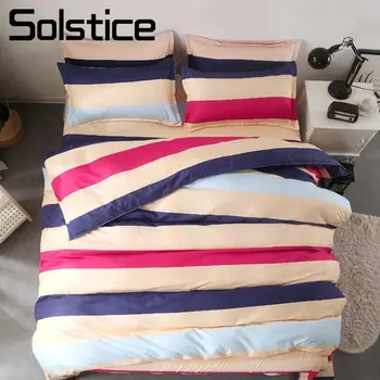 Solstice Home Textile Rose Red Stripe Simple Bedding Set Duvet Cover Pillow Case Slat Sheet Girl Kid Adult Woman Bed Linens Suit
Solstice Home Textile Rose Red Stripe Simple Bedding Set Duvet Cover Pillow Case Slat Sheet Girl Kid Adult Woman Bed Linens Suit
