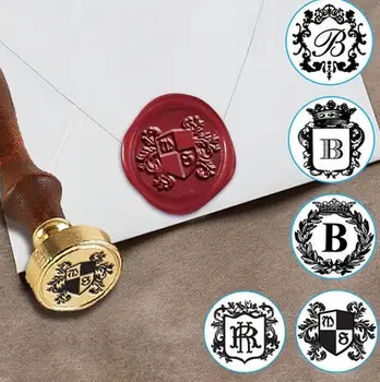 Personalized Regal Initials Custom Wax Seal Stamp Kit Gift Boxed with Sealing Wax-1 1/8"(30mm) Die
Personalized Regal Initials Custom Wax Seal Stamp Kit Gift Boxed with Sealing Wax-1 1/8"(30mm) Die