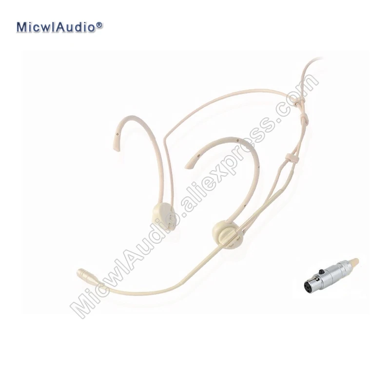 Dual Hook Pro Headworn Cardioid Headset Conference Microphone Condenser TA4F connector For SHURE Beige
Dual Hook Pro Headworn Cardioid Headset Conference Microphone Condenser TA4F connector For SHURE Beige