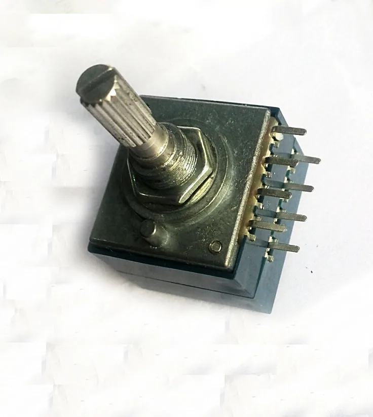 1pcs x 100K x 2 Metal Shaft Type RH2702 Potentiometer switch POT 8Pin Double 50K switch
1pcs x 100K x 2 Metal Shaft Type RH2702 Potentiometer switch POT 8Pin Double 50K switch