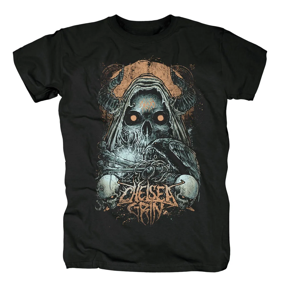 Bloodhoof Free shipping Chelsea Grin Death Warrior rock and roll Metal Deathcore black cotton T-Shirt Asian Size
Bloodhoof Free shipping Chelsea Grin Death Warrior rock and roll Metal Deathcore black cotton T-Shirt Asian Size
