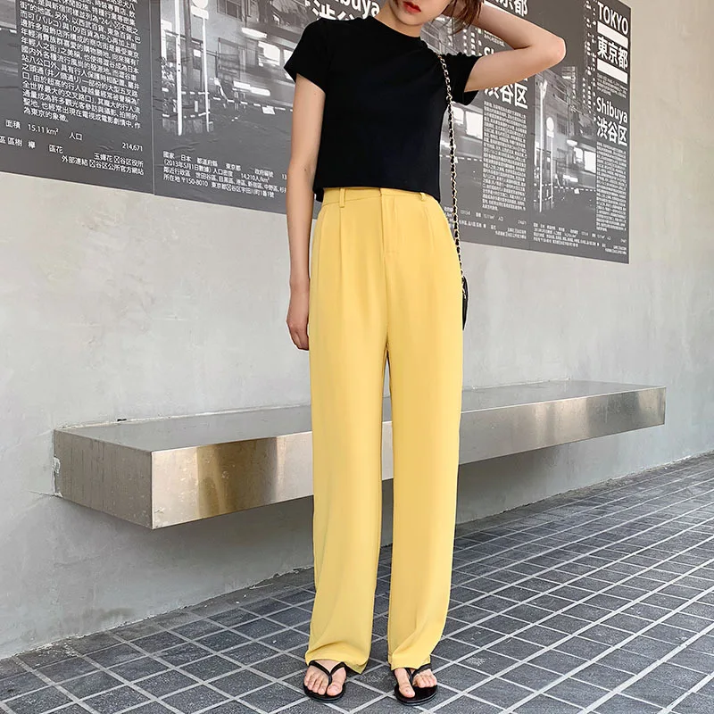 High Quality Gothic Women's Casual Full Length Pants Thin Fabric Summer Straight Joggers Trousers Female Streetwear Clothing
High Quality Gothic Women's Casual Full Length Pants Thin Fabric Summer Straight Joggers Trousers Female Streetwear Clothing