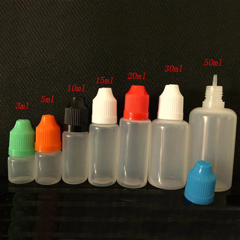 100pcs 3ml 5ml 10ml 15ml 20ml 30ml 50ml 60ml 100ml 120ml PE Plastic Dropper Bottle Empty E Liquid Bottle with Childproof Cap
100pcs 3ml 5ml 10ml 15ml 20ml 30ml 50ml 60ml 100ml 120ml PE Plastic Dropper Bottle Empty E Liquid Bottle with Childproof Cap