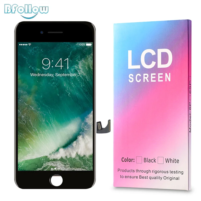 Сменный ЖК экран bщетка для iPhone 7 Plus AAA копирования 8 дигитайзер наклейка на рамку