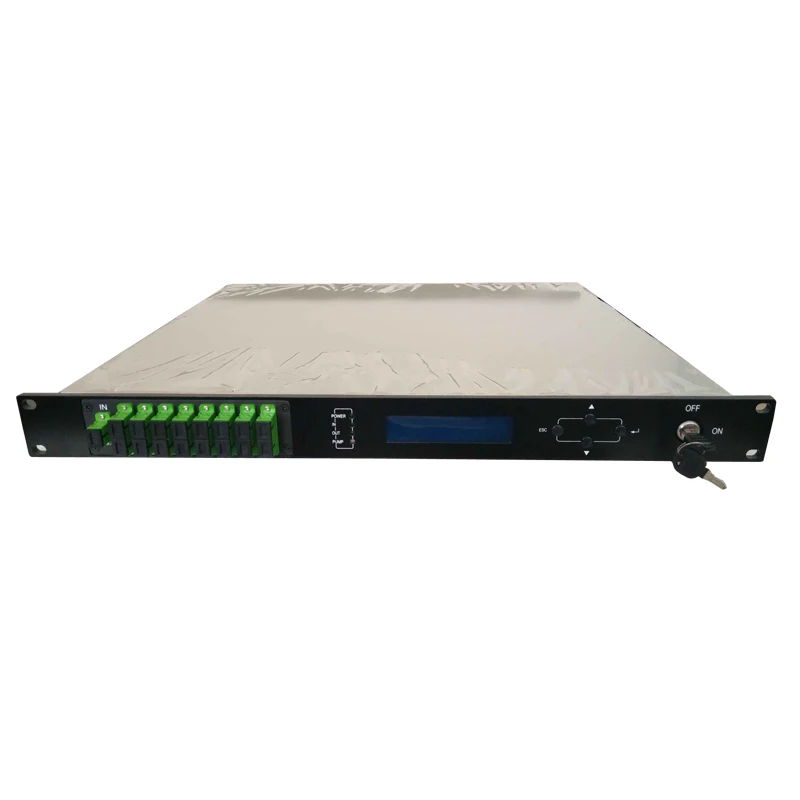 2U CATV WDM 1550nm 16port 16/18/20 Optical Amplifier FTTH SC Fiber Port EDFA
2U CATV WDM 1550nm 16port 16/18/20 Optical Amplifier FTTH SC Fiber Port EDFA