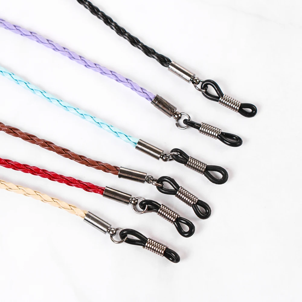 1PC Colorful Leather Glasses Neck Strap String Rope Band 6 Colors Leather Eyeglass Cord Adjustable End Glasses Holder
1PC Colorful Leather Glasses Neck Strap String Rope Band 6 Colors Leather Eyeglass Cord Adjustable End Glasses Holder