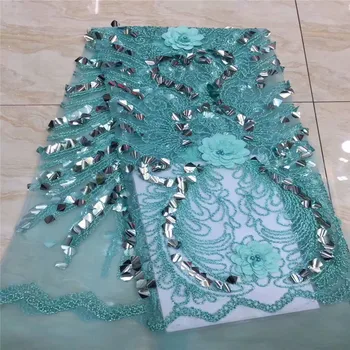 2019 Latest African Lace Fabric High Quality Lace Sequins Fabric French Nigerian Beads Lace Fabric 3d Embroidery Wedding Lace
2019 Latest African Lace Fabric High Quality Lace Sequins Fabric French Nigerian Beads Lace Fabric 3d Embroidery Wedding Lace
