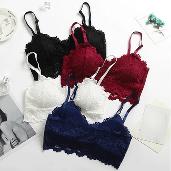 Lace Women Fitness Underwear Floral Bralette Crop Top Women Sexy Bra Lace Bralette Sexy Lingerie Wireless Padded Seamless Bra
Lace Women Fitness Underwear Floral Bralette Crop Top Women Sexy Bra Lace Bralette Sexy Lingerie Wireless Padded Seamless Bra