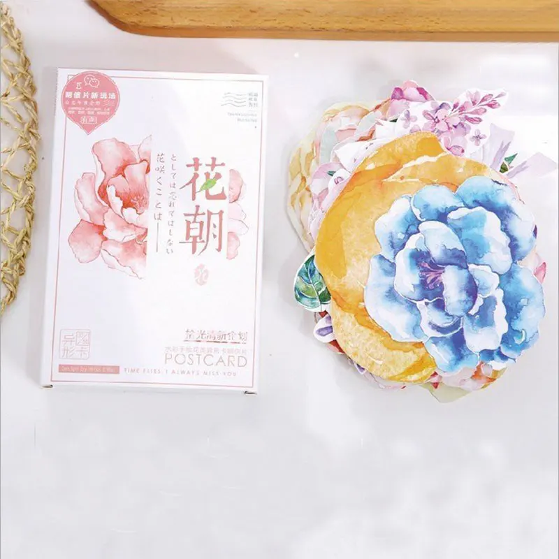 30pcs/lot Flowers plant heteromorphism postcard Watercolor hand-painted greeting card christmas&birthday message card gift cards
30pcs/lot Flowers plant heteromorphism postcard Watercolor hand-painted greeting card christmas&birthday message card gift cards