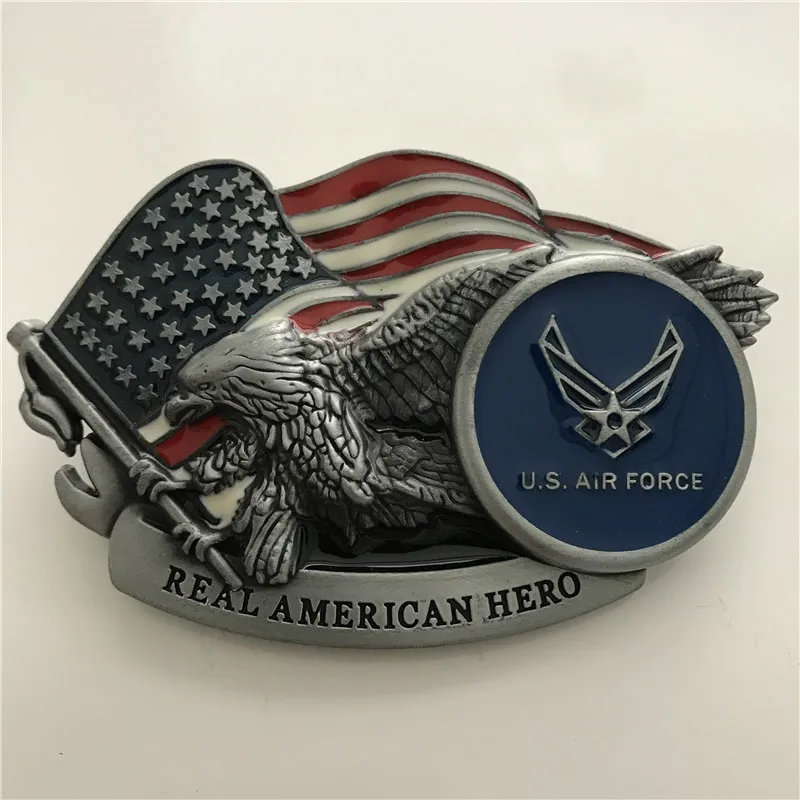 Retail U.S. AIR FORCE REAL AMERICAN HERO Belt Buckles With Metal Fashion Mens womens Jeans accessories Fit 4cm Wide Belt
Retail U.S. AIR FORCE REAL AMERICAN HERO Belt Buckles With Metal Fashion Mens womens Jeans accessories Fit 4cm Wide Belt