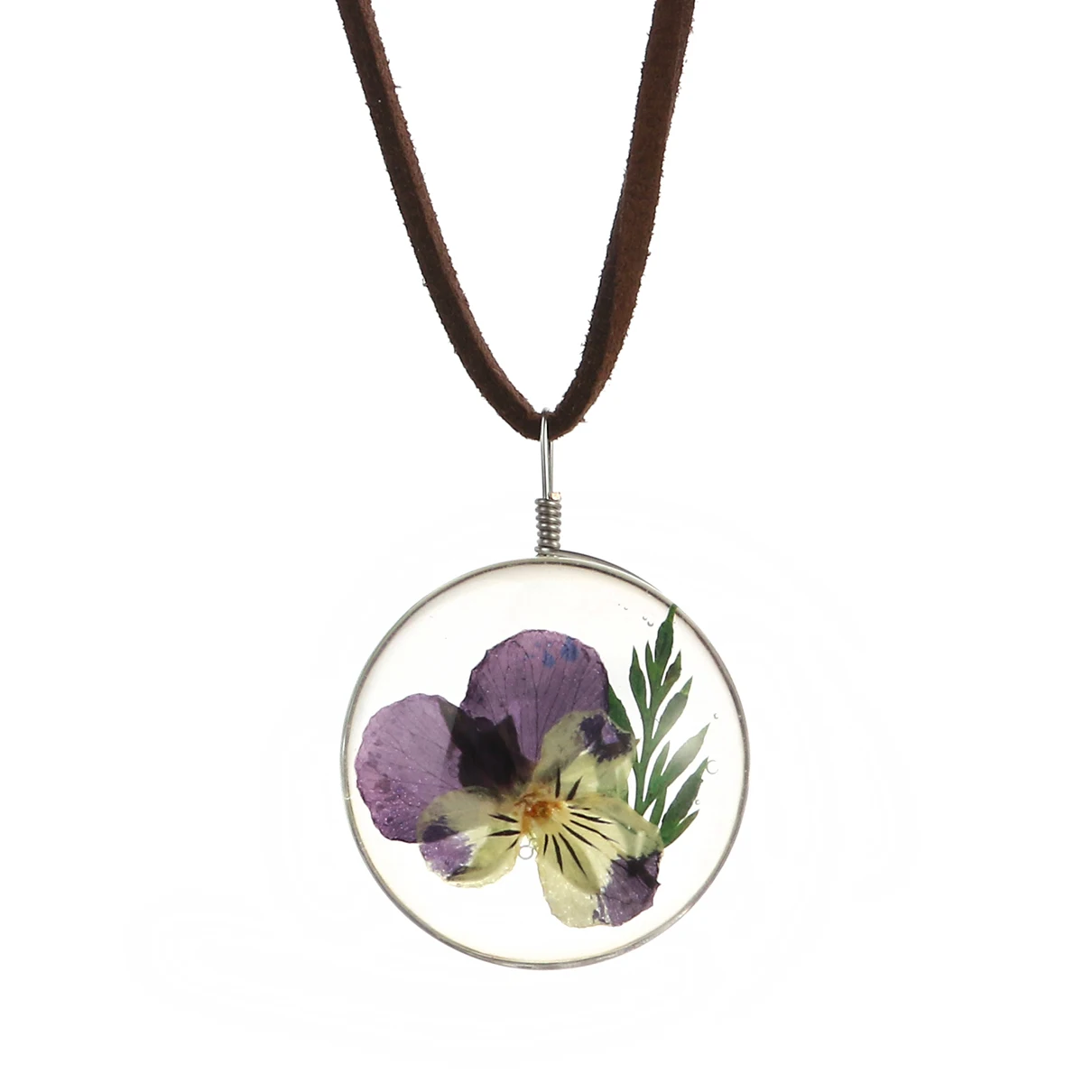 One Side Dried Sunflower Necklace Oval Pendant Flower Pressed Necklace for Women Girls (Pansy)
One Side Dried Sunflower Necklace Oval Pendant Flower Pressed Necklace for Women Girls (Pansy)