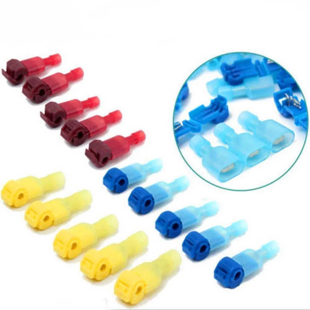 120pcs Female/Male Insulated Quick Disconnect Wire Terminals Connectors 120pcs Female/Male Insulated Quick Disconnect Wire Terminals Connectors