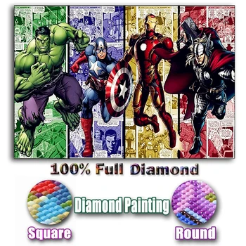 Full Square/Round Daimond Painting"Batman Superman Avengers Cartoon"Mosaic Rhinestone Embroidery Decor
Full Square/Round Daimond Painting"Batman Superman Avengers Cartoon"Mosaic Rhinestone Embroidery Decor