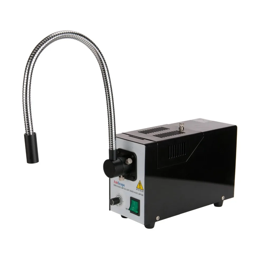 AmScope Single Fiber Gooseneck Illuminator 150W for Stereo Microscopes HL250-BS
AmScope Single Fiber Gooseneck Illuminator 150W for Stereo Microscopes HL250-BS