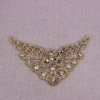 14.5x7cm 1pcs Handmade Bridal Gown Sash Clear Crystal Rhinestone Appliques For Wedding Dress Belt
14.5x7cm 1pcs Handmade Bridal Gown Sash Clear Crystal Rhinestone Appliques For Wedding Dress Belt