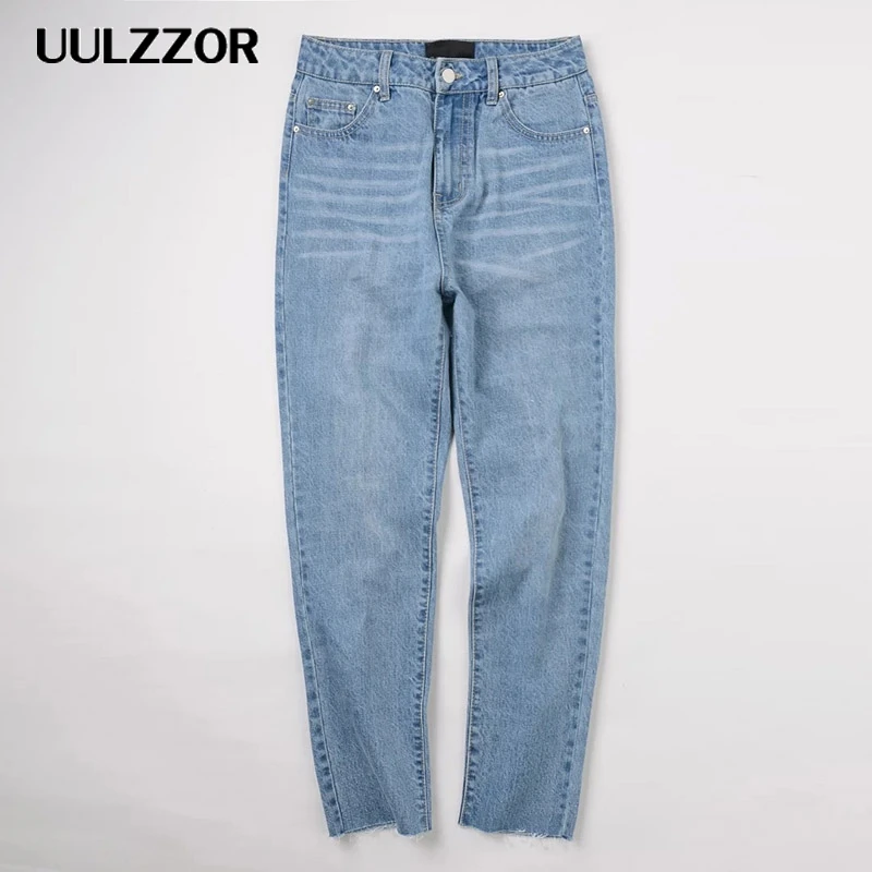 UULZZOR Plus Size Jeans For Women Casual Vintage High Waist Jeans Denim Harem Pants Elastic Waist Denim Jeans Female 
UULZZOR Plus Size Jeans For Women Casual Vintage High Waist Jeans Denim Harem Pants Elastic Waist Denim Jeans Female