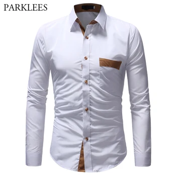 Mens Hip Hop Streetwear Shirts Casual Square Collar Button Dress Shirt Men White Fitness Business Blouse Camisa Social Masculina
Mens Hip Hop Streetwear Shirts Casual Square Collar Button Dress Shirt Men White Fitness Business Blouse Camisa Social Masculina