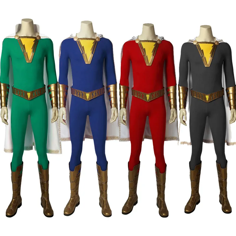Shazam Captain Marvel Billy Batson Costume Cosplay Jumpsuit Shoes Superhero Freddy Freeman Outfit Boots Halloween Customize Suit
Shazam Captain Marvel Billy Batson Costume Cosplay Jumpsuit Shoes Superhero Freddy Freeman Outfit Boots Halloween Customize Suit