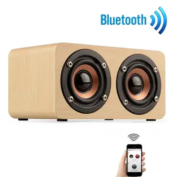 Wooden Portable Bluetooth Speaker Wireless Retro Bluetooth Speaker 3D Dual Loudspeaker Surround Mini USB Charging#S
Wooden Portable Bluetooth Speaker Wireless Retro Bluetooth Speaker 3D Dual Loudspeaker Surround Mini USB Charging#S