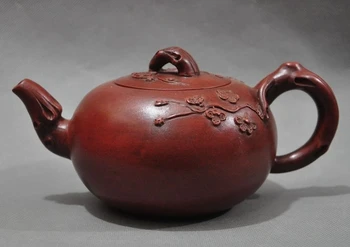 mark China Yixing zisha pottery Carved Plum Flower teapot tea set pot Tea maker
mark China Yixing zisha pottery Carved Plum Flower teapot tea set pot Tea maker