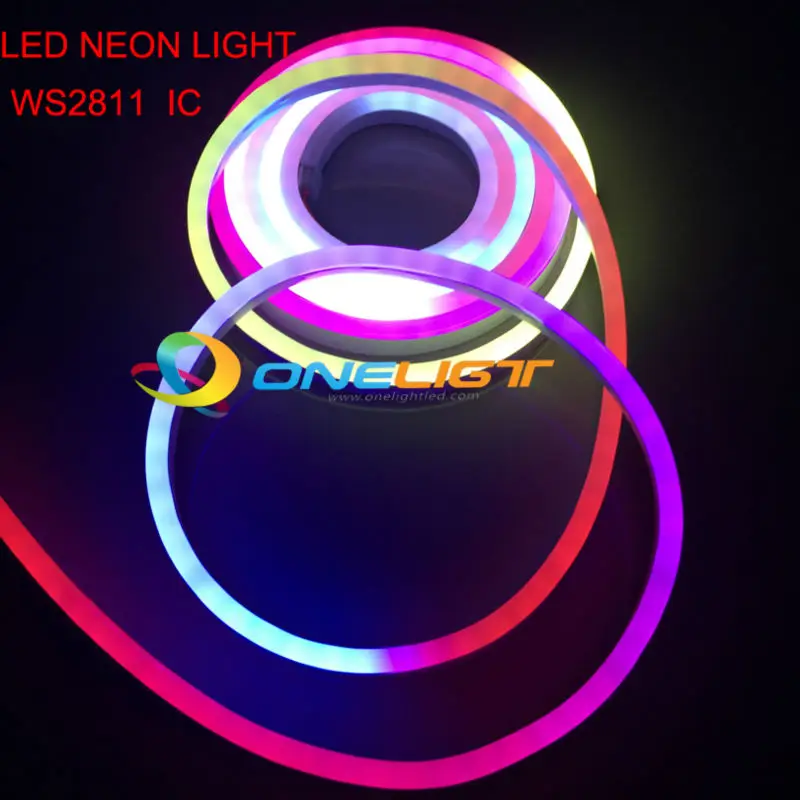 RGB WS2811 IC LED Full Color Flexible LED Neon Flex rope bar light 5050 60leds/M outdoor Indoor white RGB soft tube strip lights
RGB WS2811 IC LED Full Color Flexible LED Neon Flex rope bar light 5050 60leds/M outdoor Indoor white RGB soft tube strip lights
