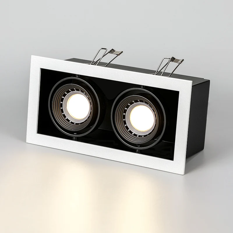 LED single-head/dual-head zoom spotlight 7w / 14w/embedded ceiling lamp square/rectangular commercial lighting
LED single-head/dual-head zoom spotlight 7w / 14w/embedded ceiling lamp square/rectangular commercial lighting