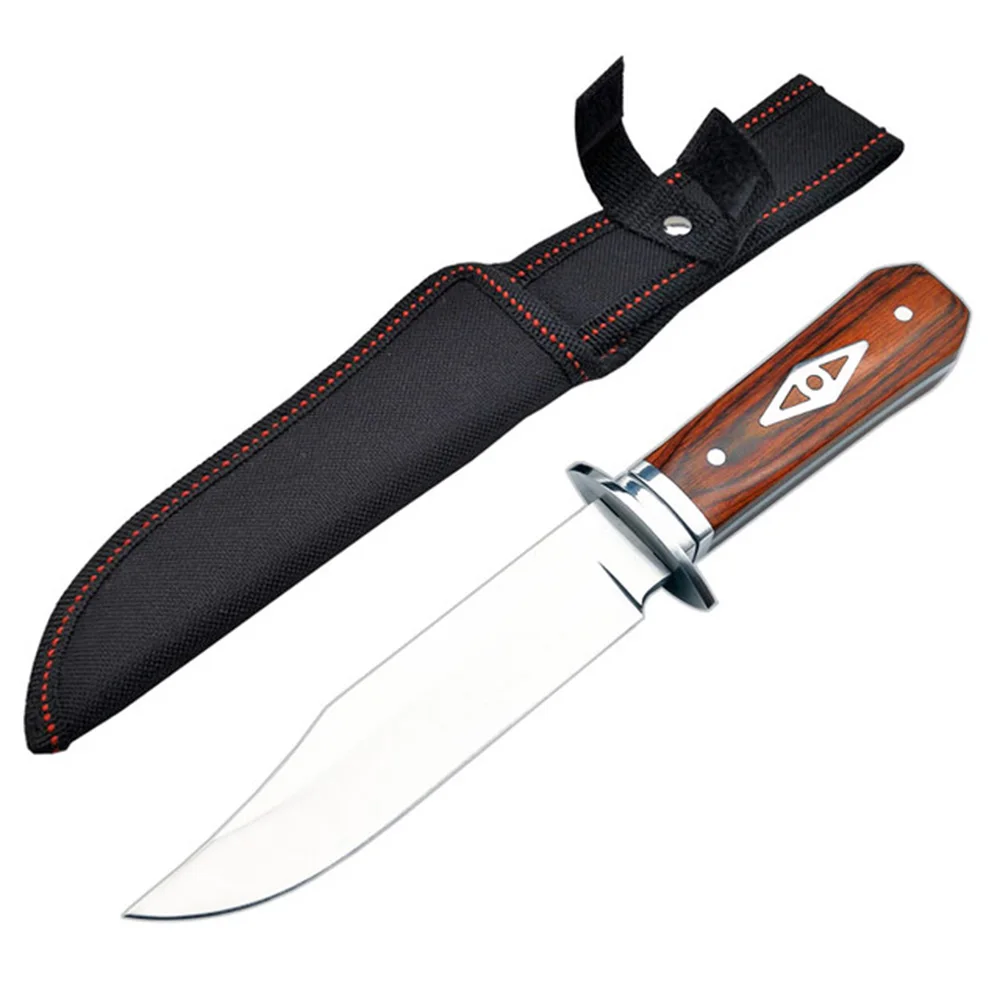 Mengoing Practice Fixed Blade Knife Tactical 5Cr13Mov Steel Wood Handle Wildnerness Survival Tools Mountaineering Climbing
Mengoing Practice Fixed Blade Knife Tactical 5Cr13Mov Steel Wood Handle Wildnerness Survival Tools Mountaineering Climbing