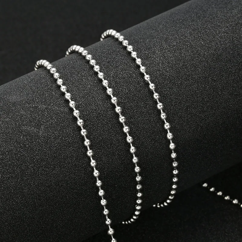 ZHUKOU 3dollars/1m Stainless Steel chain women Necklace Accessories for Jewelry 2mm width handmade Bracelet chain jewelry making
ZHUKOU 3dollars/1m Stainless Steel chain women Necklace Accessories for Jewelry 2mm width handmade Bracelet chain jewelry making