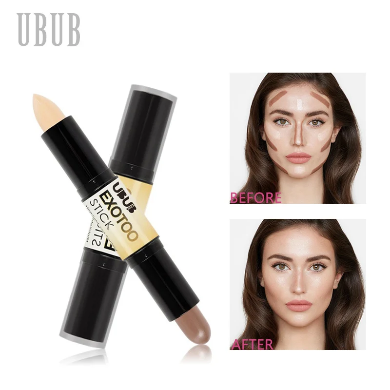 UBUB Face Base Concealer Pencil Highlights And Bronzer Shadow Makeup Natural Brighten 3D Face Corrector Concealer Pen Cosmetic
UBUB Face Base Concealer Pencil Highlights And Bronzer Shadow Makeup Natural Brighten 3D Face Corrector Concealer Pen Cosmetic
