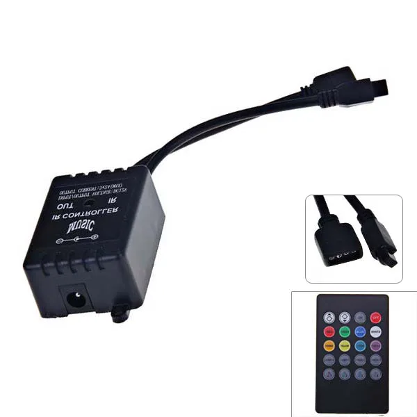 Music IR RGB Controller 20key Remote Sound Sensor LED Dimmer for 2835 3528 5050 RGB LED Strip
Music IR RGB Controller 20key Remote Sound Sensor LED Dimmer for 2835 3528 5050 RGB LED Strip