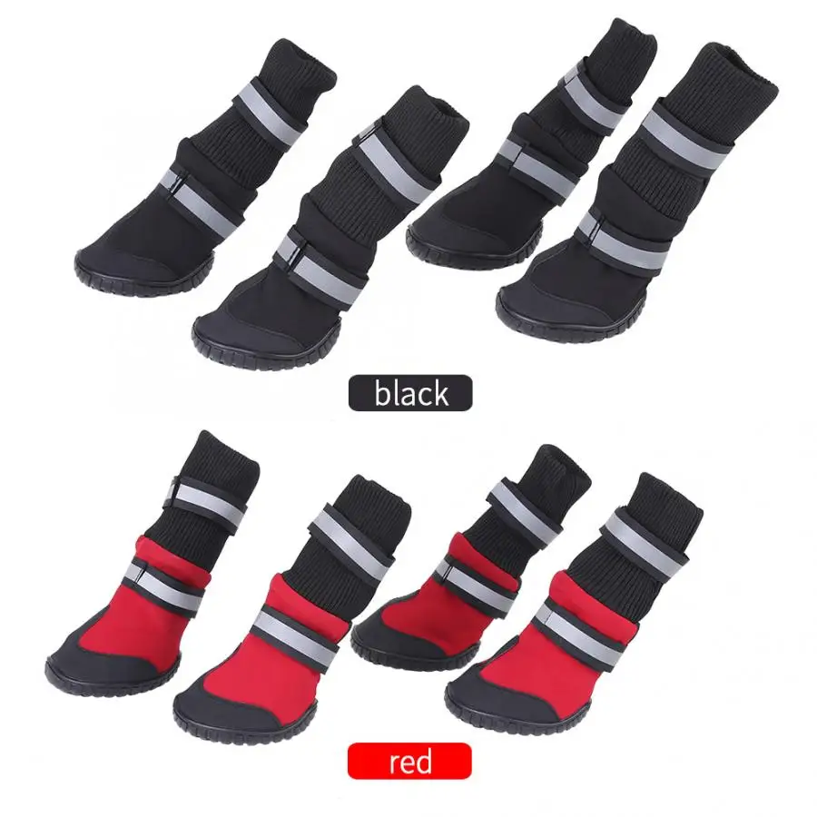 4Pcs/set Waterproof Winter Pet Dog Shoes Anti-slip Rain Dog Socks Booties Protective Boots For Medium Large Dogs Labrador Husky
4Pcs/set Waterproof Winter Pet Dog Shoes Anti-slip Rain Dog Socks Booties Protective Boots For Medium Large Dogs Labrador Husky