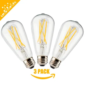 3PCS ST64 Long Filament Bulb E27 6W 7W Dimmable LED Light 110V 220V Edison Bulb Indoor Lamp Vintage Bulb Light Home Hotel Decor
3PCS ST64 Long Filament Bulb E27 6W 7W Dimmable LED Light 110V 220V Edison Bulb Indoor Lamp Vintage Bulb Light Home Hotel Decor