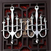 WKOUD 4pcs Silver Color European Palace Candlestick Glamour Alloy Pendant Necklace Earrings DIY Metal Jewelry Findings A91
WKOUD 4pcs Silver Color European Palace Candlestick Glamour Alloy Pendant Necklace Earrings DIY Metal Jewelry Findings A91