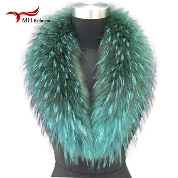 Real Fur Raccoon Collar Women 100% Genuine Fur Collar For Jacket 80-100cm Unisex Solid Winter Fur Scarf Muffler Green L#56
Real Fur Raccoon Collar Women 100% Genuine Fur Collar For Jacket 80-100cm Unisex Solid Winter Fur Scarf Muffler Green L#56