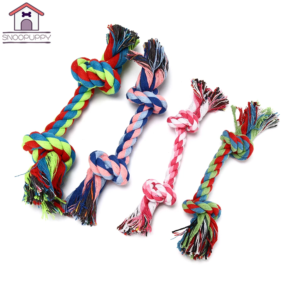 Dog Cotton Chew Knot Toys Pet Supplies 1 PC Puppy Dogs Durable Braided Bone Rope 23CM Funny Tool (Random Color )
Dog Cotton Chew Knot Toys Pet Supplies 1 PC Puppy Dogs Durable Braided Bone Rope 23CM Funny Tool (Random Color )