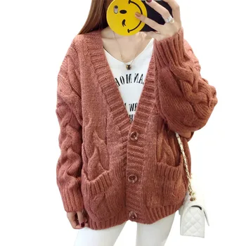 Long Cardigan Ladies 2019 Spring Long Knit Sweater Women Large Coat Casual Jacket Winter Long Sleeve Sweater Coat Jumper L20
Long Cardigan Ladies 2019 Spring Long Knit Sweater Women Large Coat Casual Jacket Winter Long Sleeve Sweater Coat Jumper L20